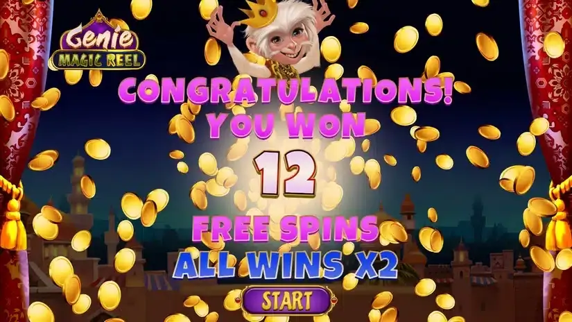 Genie: Magic Reel slot screenshot 3