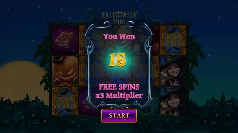 Halloween Spins slot screenshot 3