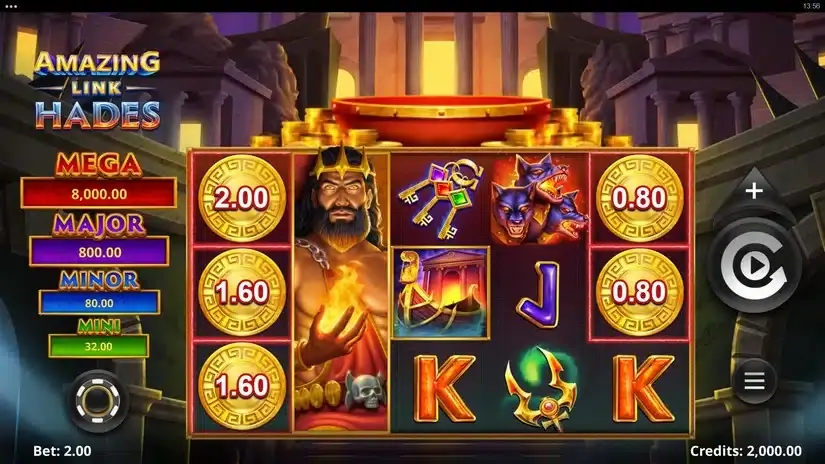 Amazing Link Hades slot screenshot 