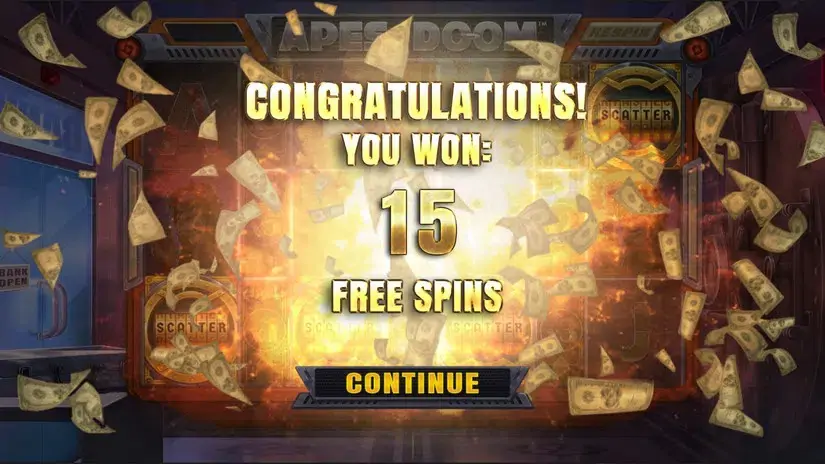 Apes of Doom slot screenshot 4