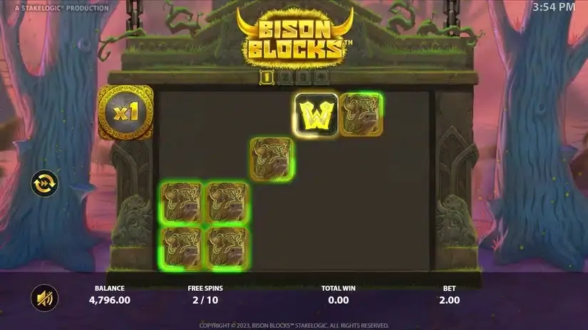 Bison Blocks slot screenshot 4