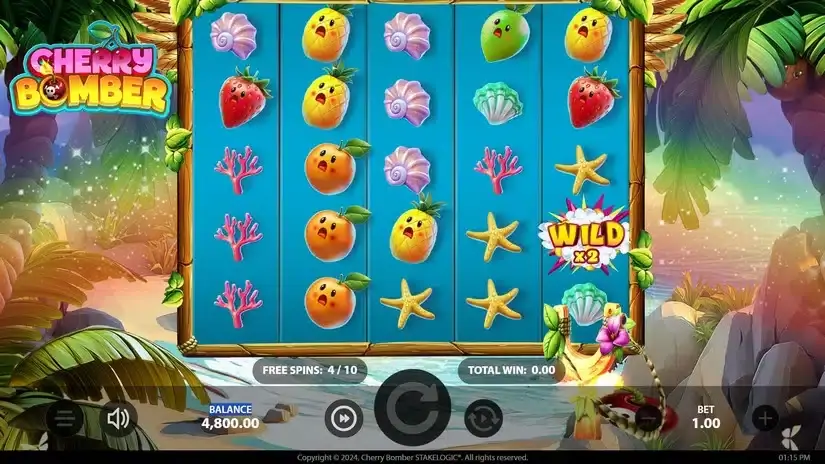 Cherry Bomber slot screenshot 4