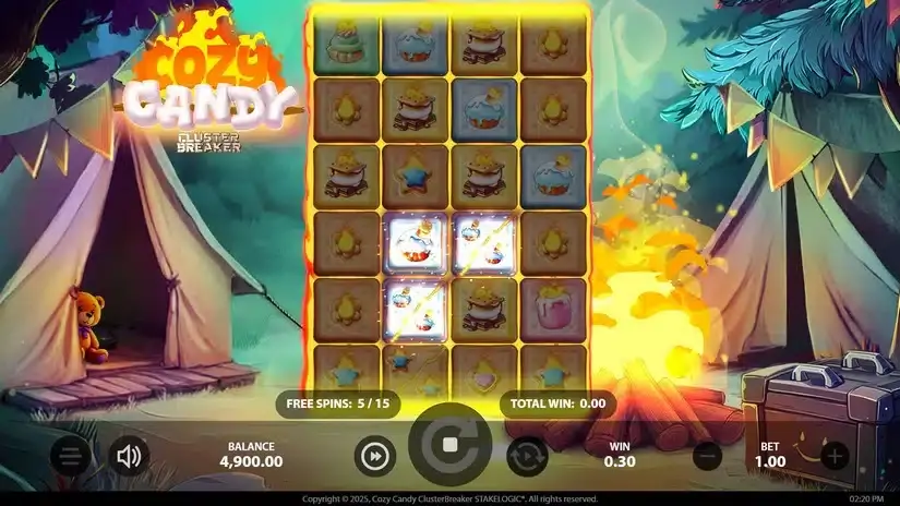Cozy Candy Clusterbreaker slot screenshot 4