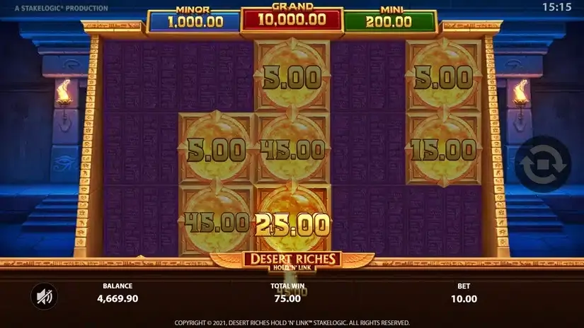 Desert Riches slot screenshot 5