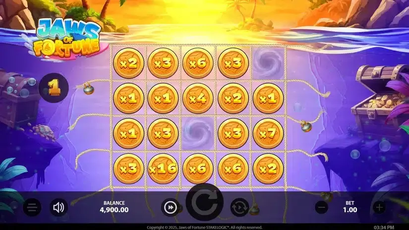 Jaws of Fortune slot screenshot 5