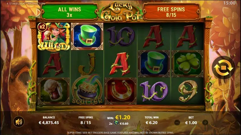 Lucky Gold Pot slot screenshot 