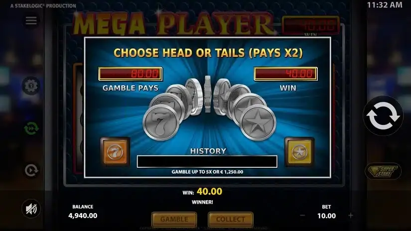 Mega Player slot screenshot 3