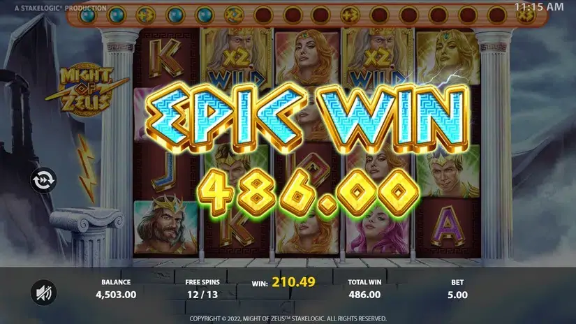 Might of Zeus slot screenshot 8