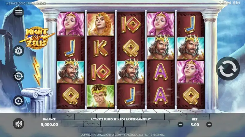 Might of Zeus slot screenshot 1