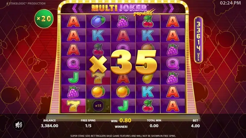 Multi Joker PopWins slot screenshot 5