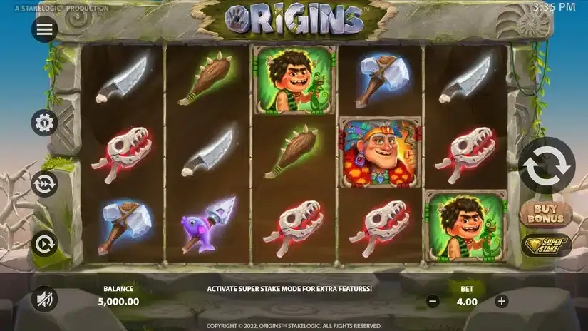 Origins slot screenshot 1