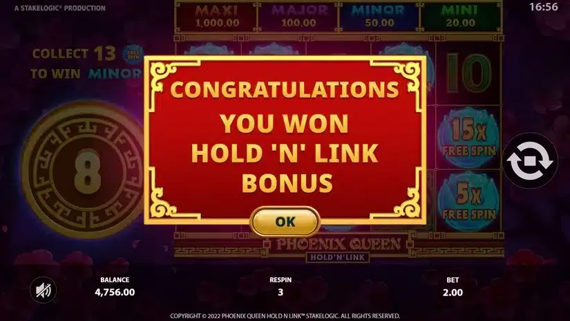Phoenix Queen slot screenshot 3