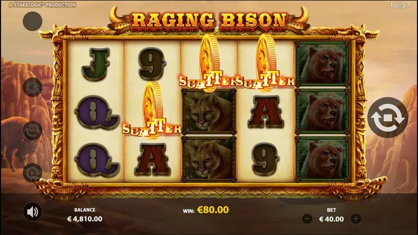 Raging Bison slot screenshot 2