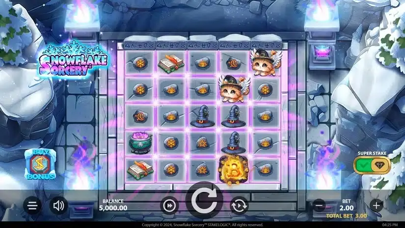 Snowflake Sorcery slot screenshot 1