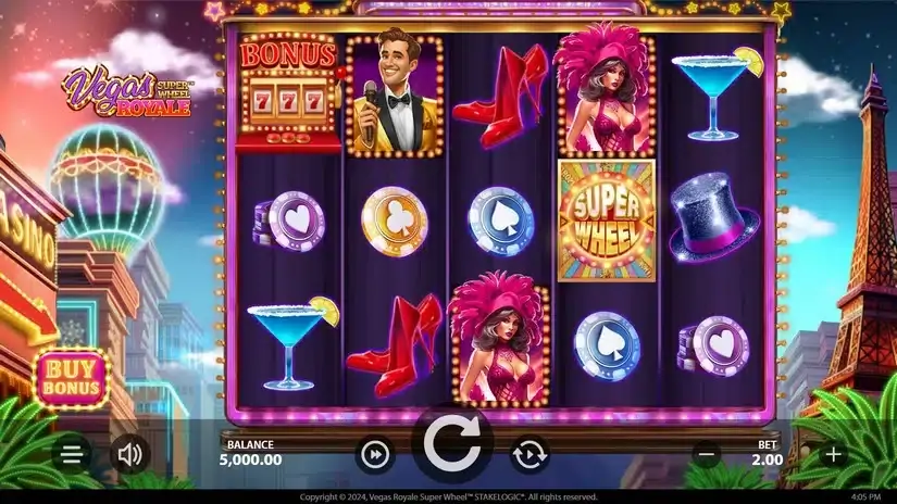 Vegas Royale Super Wheel slot screenshot 1