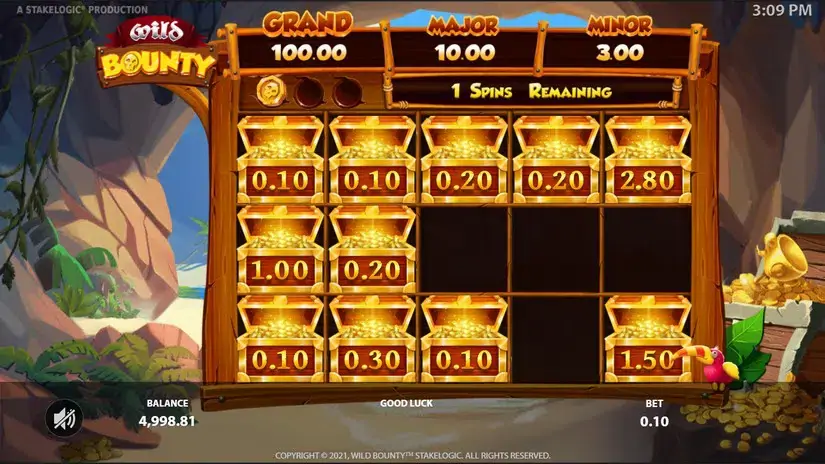 Wild Bounty slot screenshot 