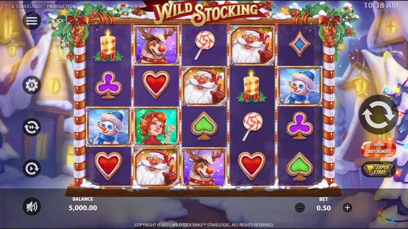 Wild Stocking slot screenshot 1