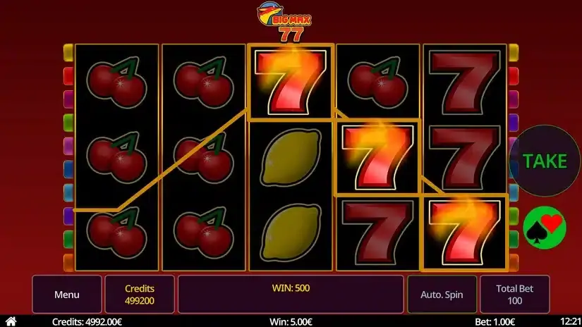 Big Max 77 slot screenshot 2