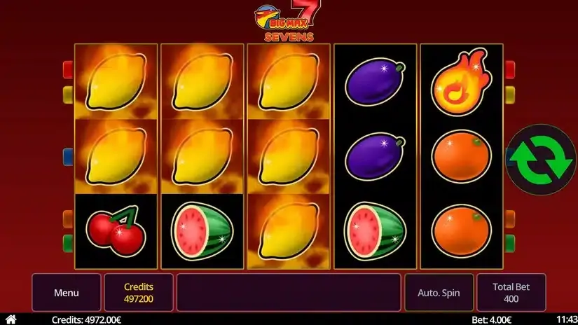 Big Max Sevens slot screenshot 3