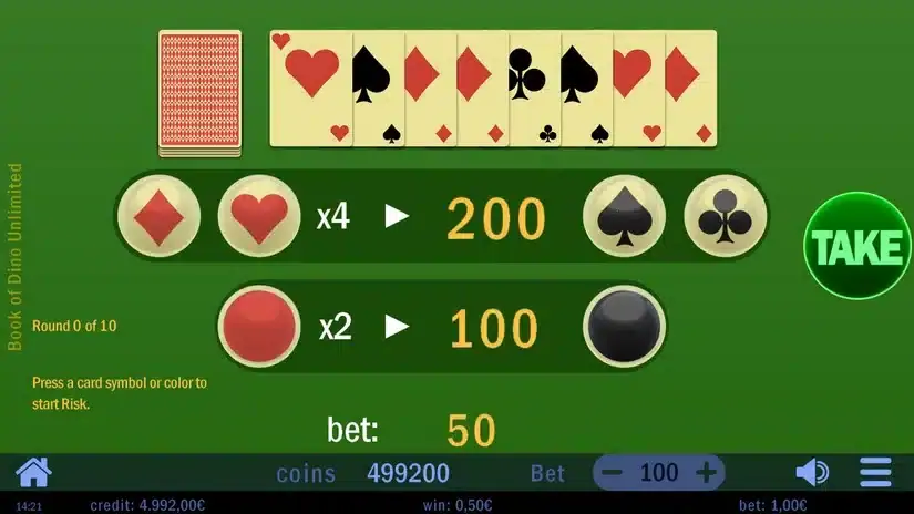 Book of Dino slot screenshot 3