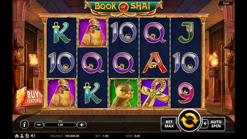 Book of Shai slot screenshot 1