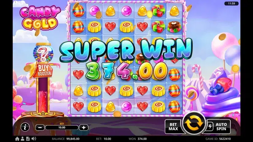 Candy Gold slot screenshot 6