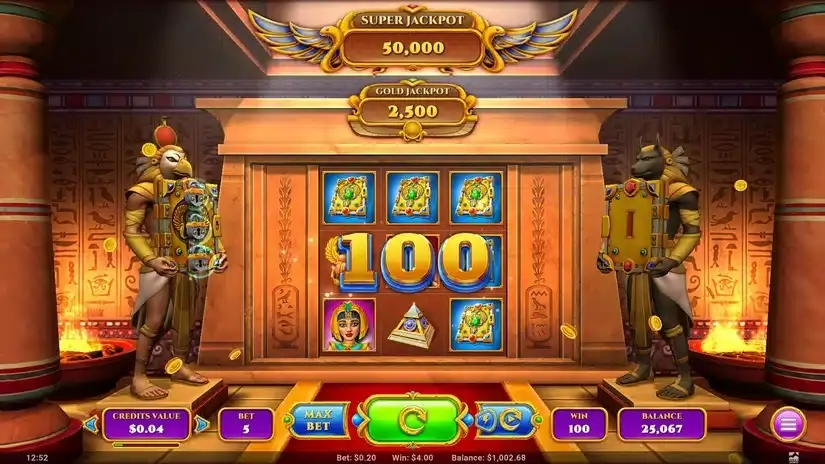 Cleopatra’s Diary slot screenshot 4