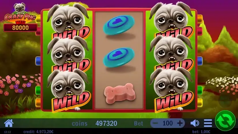 Crazy Pug slot screenshot 4