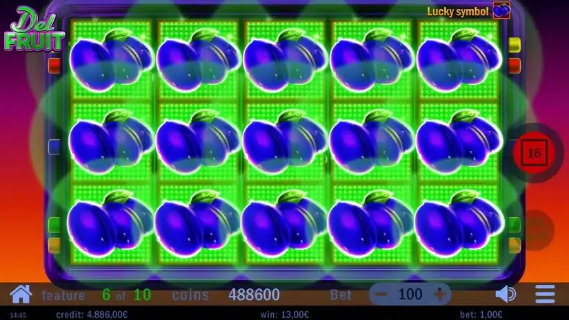 Del Fruit slot screenshot 5