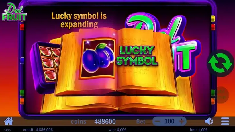 Del Fruit slot screenshot 3