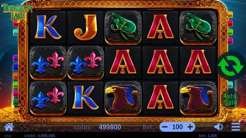 Dragon Lair slot screenshot 