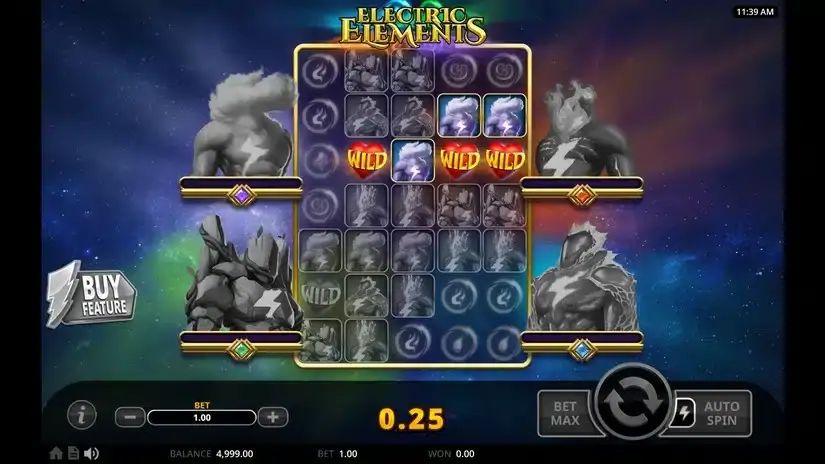 Electric Elements slot screenshot 2