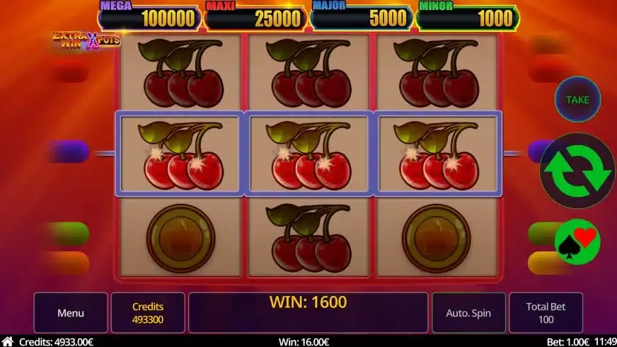 Extra Win X Pots slot screenshot 3
