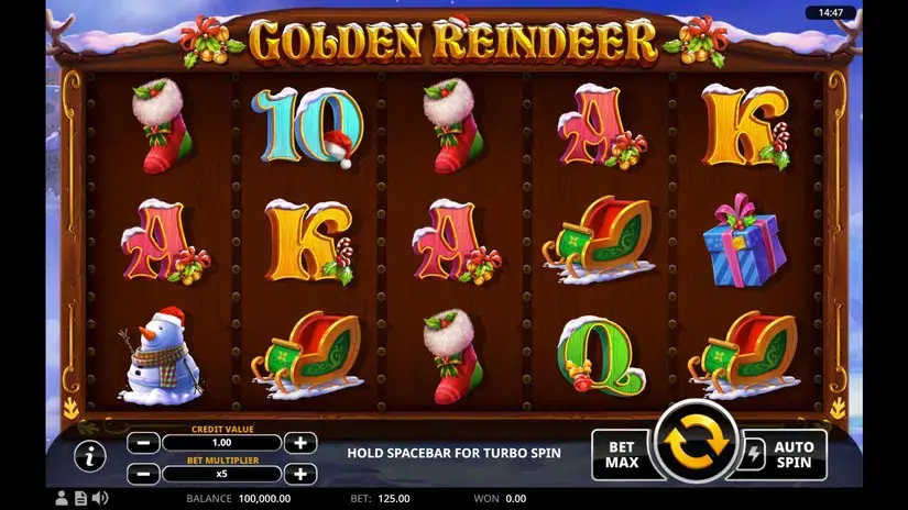 Golden Reindeer slot screenshot 