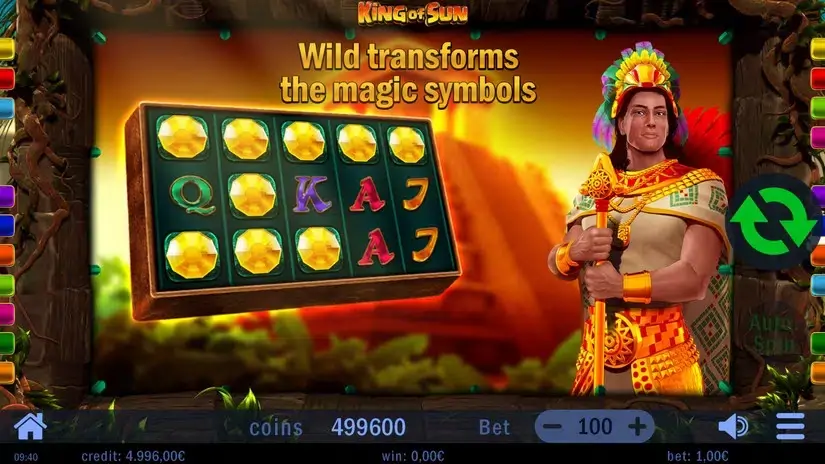 King of Sun slot screenshot 5
