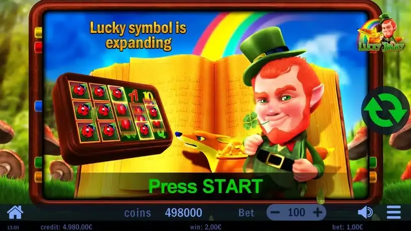 Lucky Jimmy slot screenshot 3