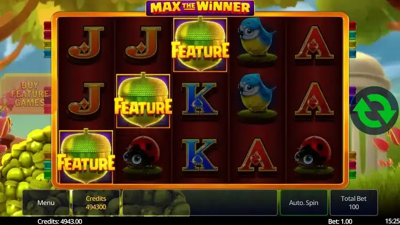 Max the Winner slot screenshot 2