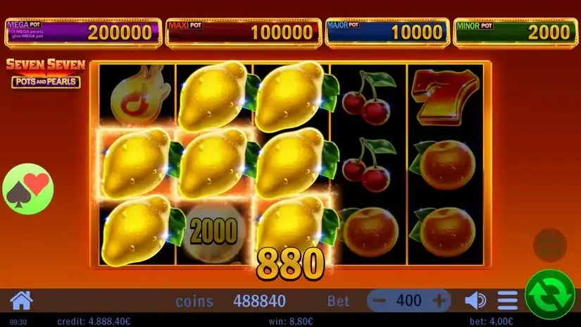 Seven Seven Pots and Pearls slot screenshot 3