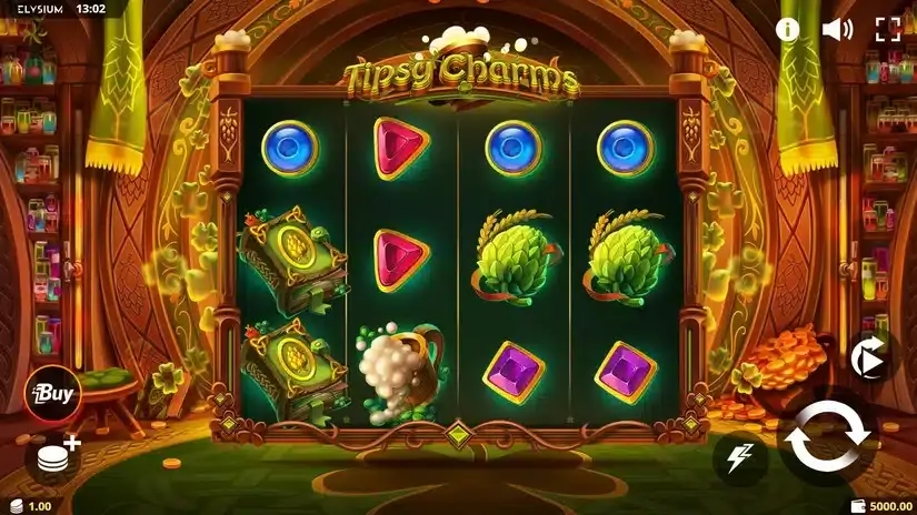 Tipsy Charms slot screenshot 1