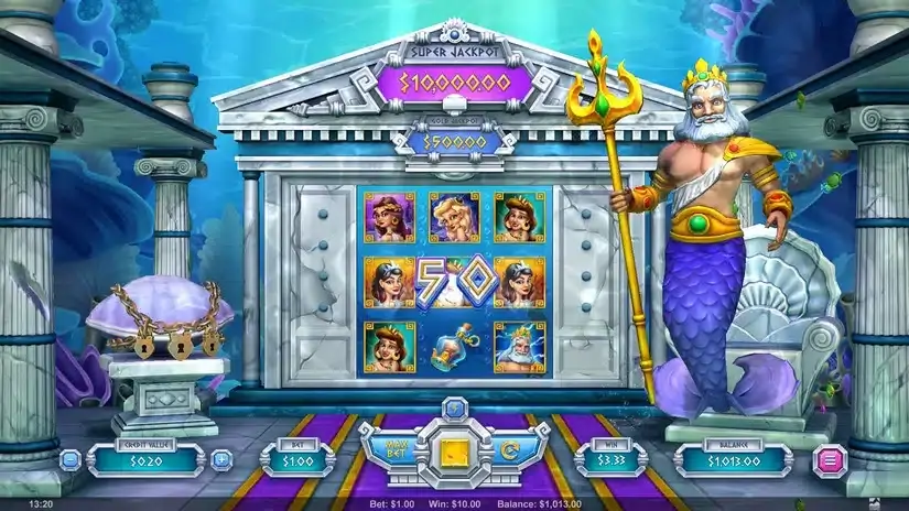 Triton’s Secret slot screenshot 4