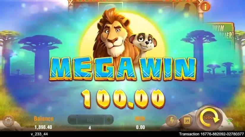 Safari Mystery slot screenshot 6