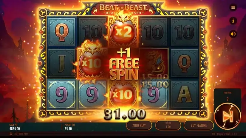 Beat the Beast Dragon’s Wrath slot screenshot 