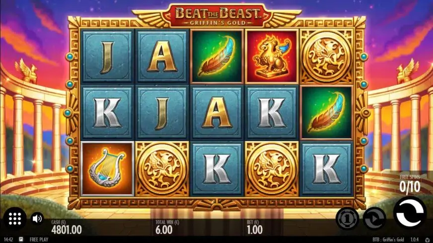 Beat the Beast Griffins Gold slot screenshot 3