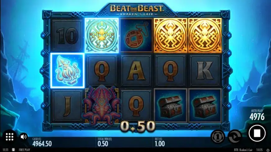 Beat the Beast: Kraken’s Lair slot screenshot 2