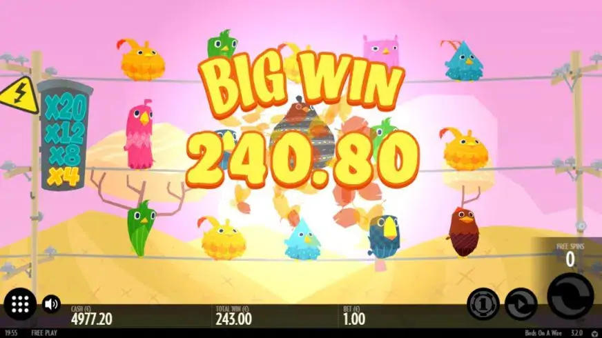 Birds On A Wire slot screenshot 4