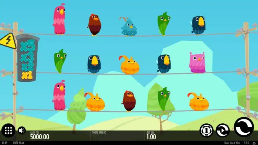 Birds On A Wire slot screenshot 1