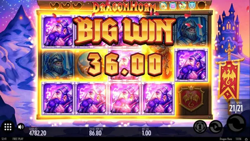 Dragon Horn slot screenshot 6
