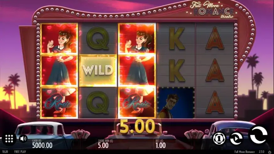 Full Moon Romance slot screenshot 3