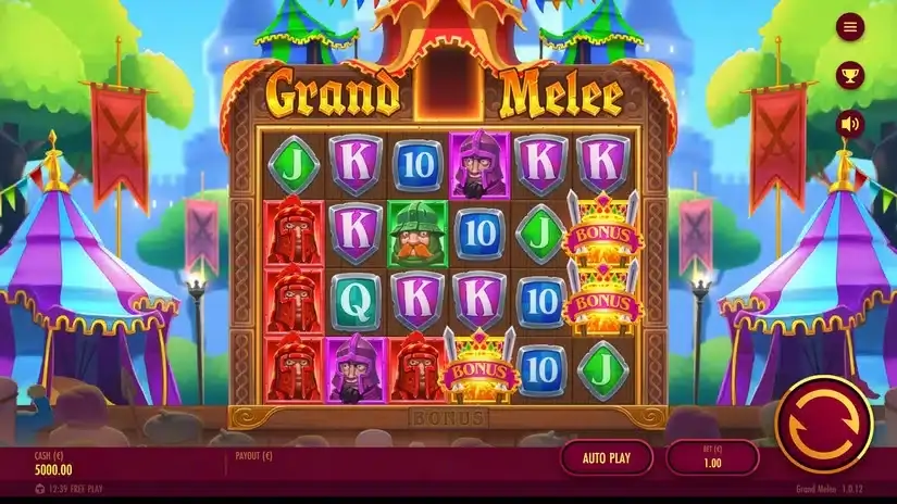 Grand Melee slot screenshot 