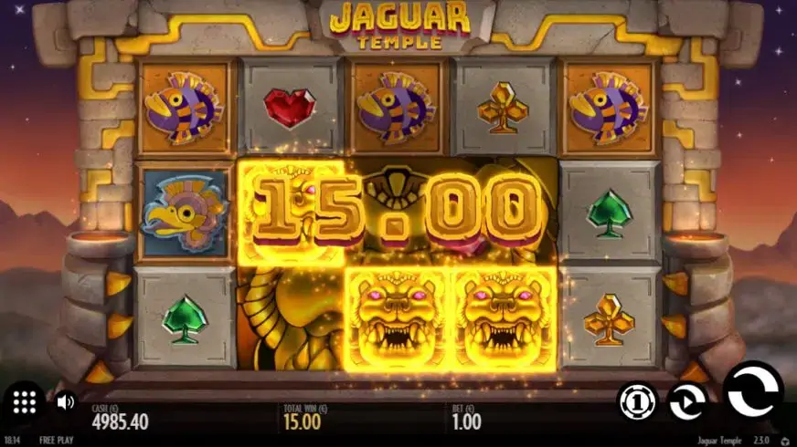 Jaguar Temple slot screenshot 3
